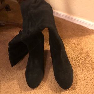 Black Suede Boots